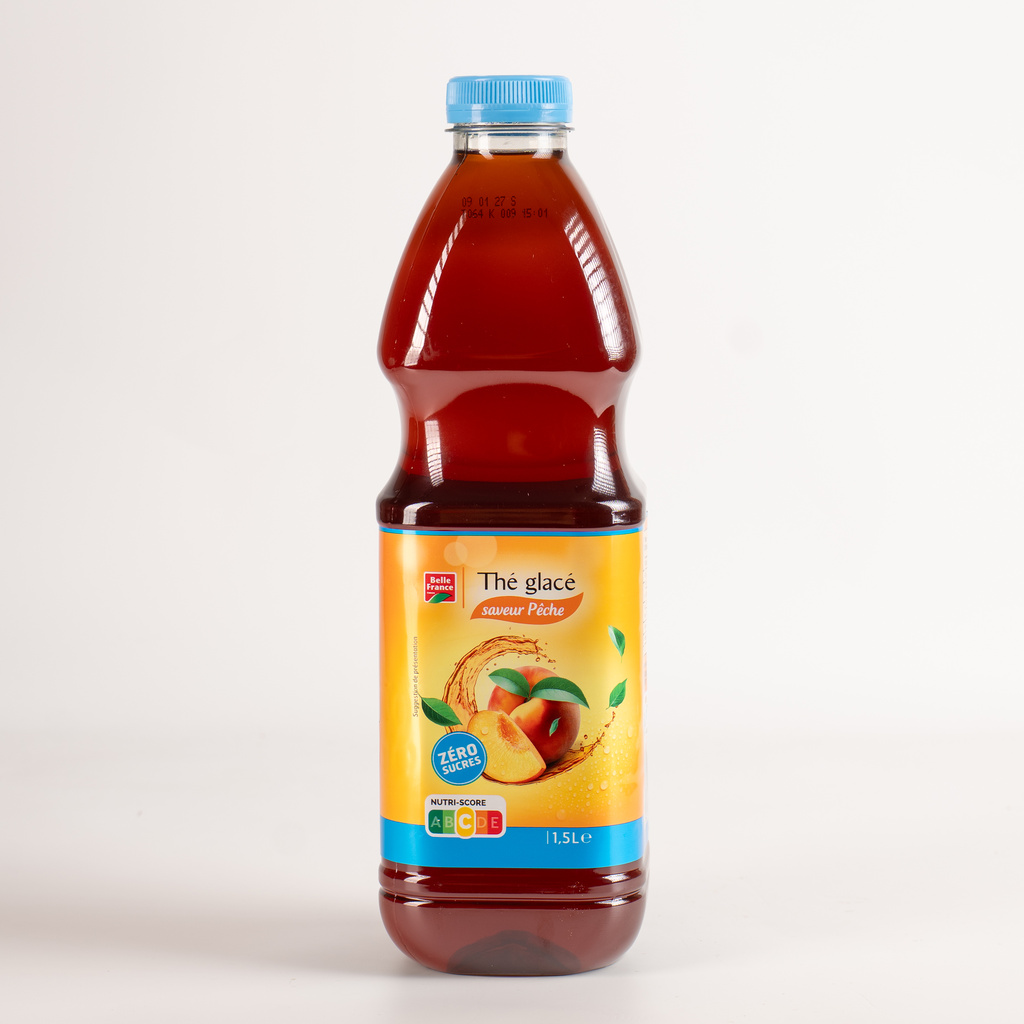Peach Iced Tea 0% Sugar Belle France PET Bottle 1.5L