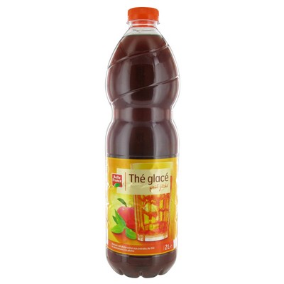 Peach Flavored Iced Tea Belle France PET Bottle 2L