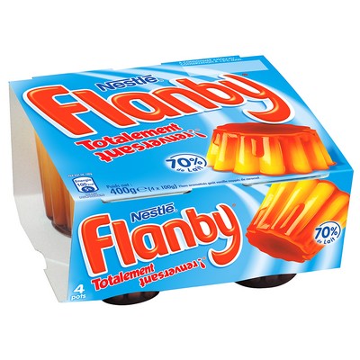 FLANBY VANILLA caramel sauce 4x100G