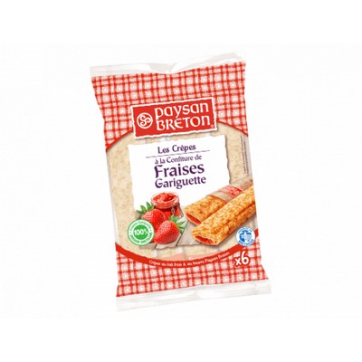 180G X6 CREPES FOURREES CONFITURE FRAISE