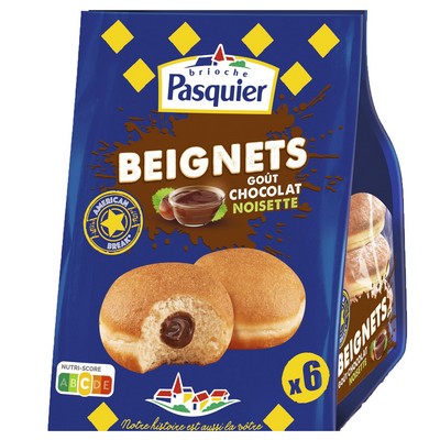 Hazelnut Chocolate Doughnut x 6 270g