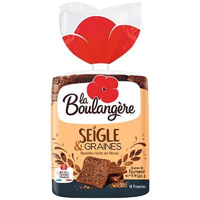 Large Sliced Rye & Seed Sandwich Bread 500g
