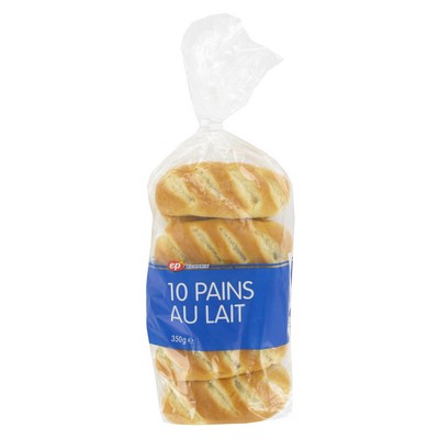 Milk Bread Rolls x10 350g