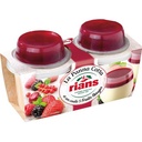 RIANS PANNA COTTA WITH RED FRUIT COULIS X2