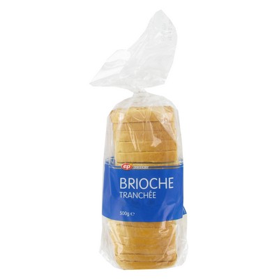 Sliced Brioche 500g Bag