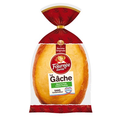 Gâche with Fresh Butter and Crème Fraîche 500g La Fournée Dorée