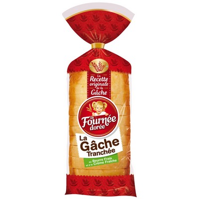 Sliced Brioche-Style Loaf with Fresh Butter and Cream 500g La Fournée Dorée