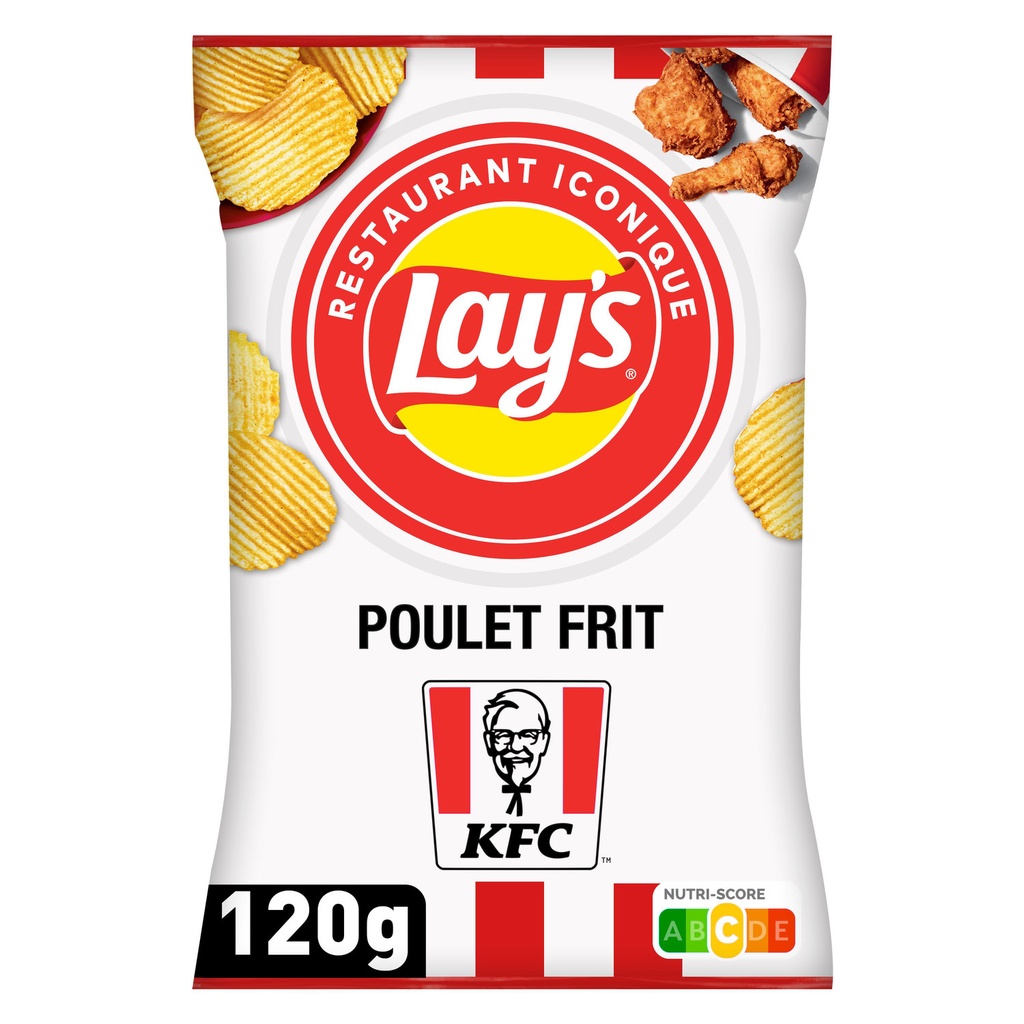 120G CHIPS ICONIQUE KFC  LAYS