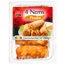 Chicken Spring Rolls with Nuoc Mam Sauce x4 BF Tray 280g