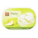 SORBET POIRE MORCEAUX BF BAC 1L