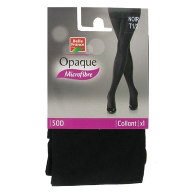 Opaque Tights 50D Size 1/2 Black