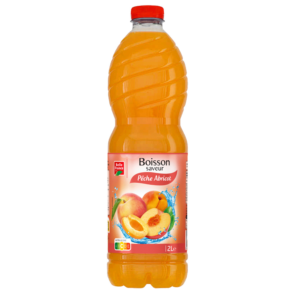 Belle France Peach Apricot Drink PET Bottle 2L