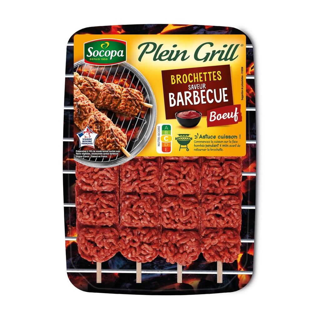 BROCH PLEIN GRIL BOEUF BARBECUE X 4