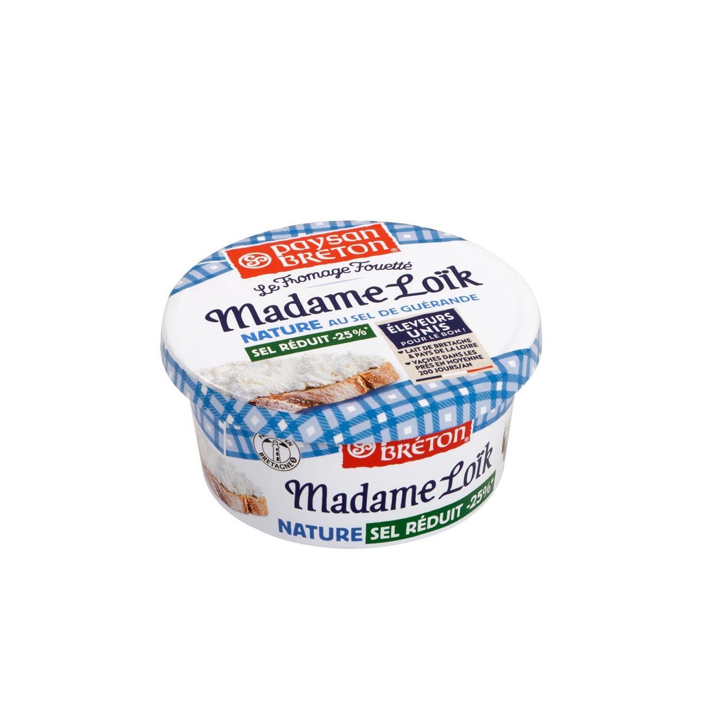 150G FROMAGE NATURE SEL REDUIT P.BRETON