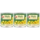 Sweet Corn Kernels Belle France 3 x 450g Cans