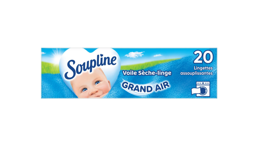 SOUPLINE VOILE ASSOUPLISSANT SECHE-LINGE GRAND AIR 20PC