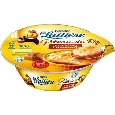 La Laitière Caramel Rice Pudding Cake 1x500g