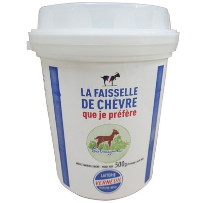 500g Pot Goat's Milk Faisselle Cabreignac