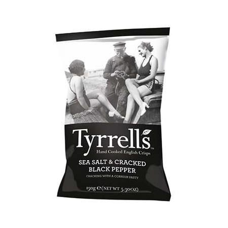 Sea Salt & Cracked Black Pepper Potato Chips 150g