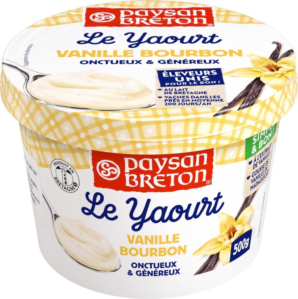 500G YRT VANILLE BOURBON PAYSAN BRETON