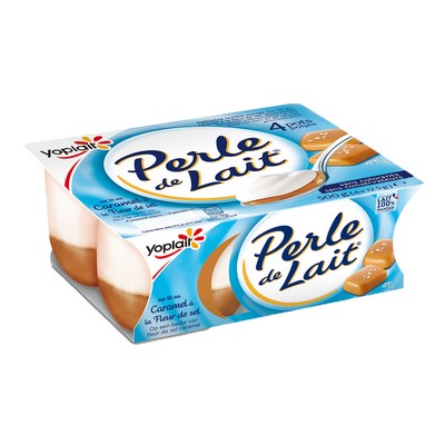 SLA PERLE DE LAIT SUR LIT AU CARAMEL 125GX4