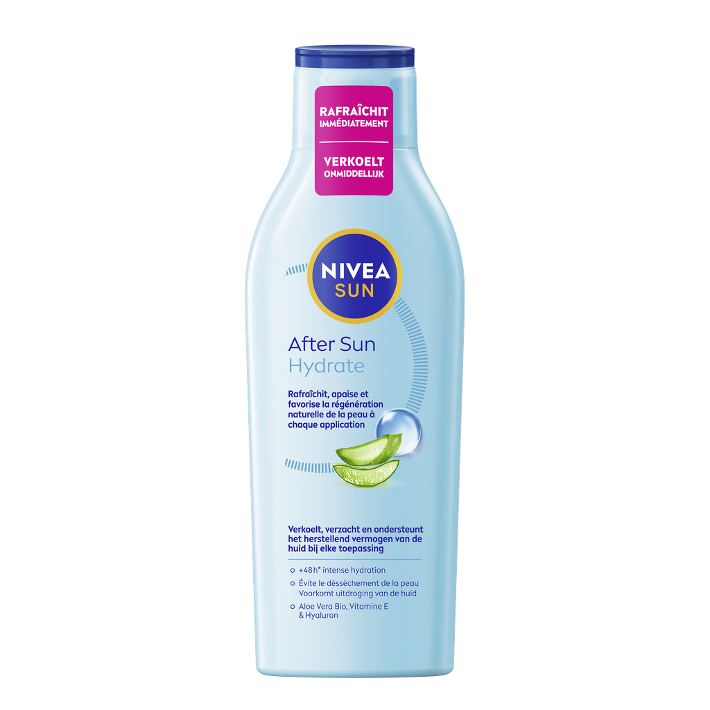 Après-soleil Lait Hydratant Aloe Vera Hyaluronique NIVEA SUN le flacon de 200ml