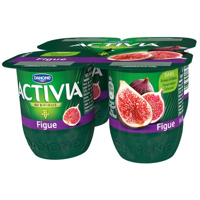 Activia Yaourt aux fruits bifidus figue 4x125g
