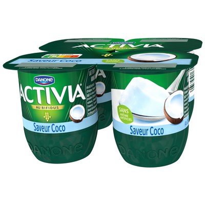 Activia Yaourt saveur coco bifidus 4x125g
