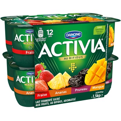Activia Yaourt aux fruits bifidus 12x125g