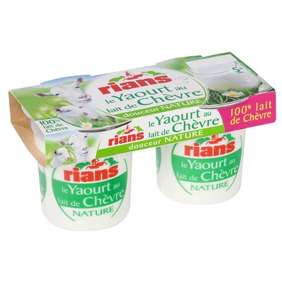 YAOURT DE CHEVRE NATURE 2X120G