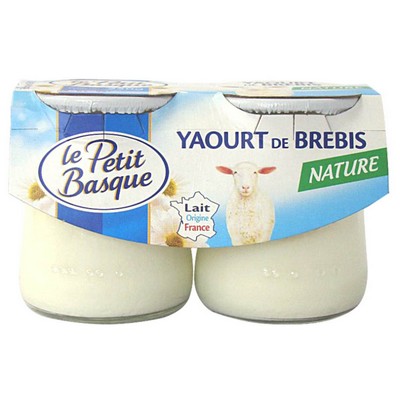 YT DE BREBIS NATURE 2x125G LE PETIT BASQUE
