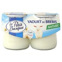 YT DE BREBIS NATURE 2x125G LE PETIT BASQUE