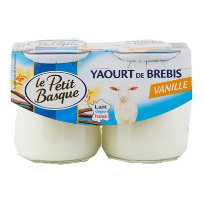 YT DE BREBIS VANILLE 2X125G LE PETIT BASQUE
