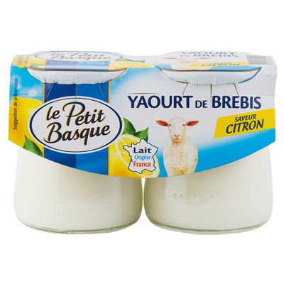 Sheep’s Milk Lemon Yogurt 2x125g Le Petit Basque
