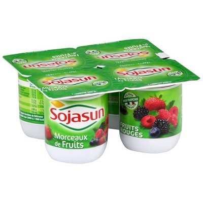 SOYSUN RED BERRIES 4X100G