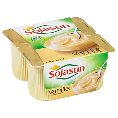 SOJASUN VANILLE 4X100G