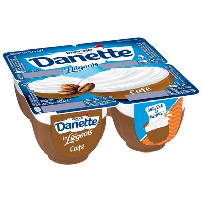 Danette Liégeois café 4x100g