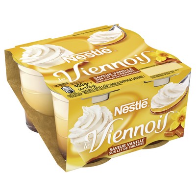 Vanilla Viennois on a Caramel Layer 4x100g