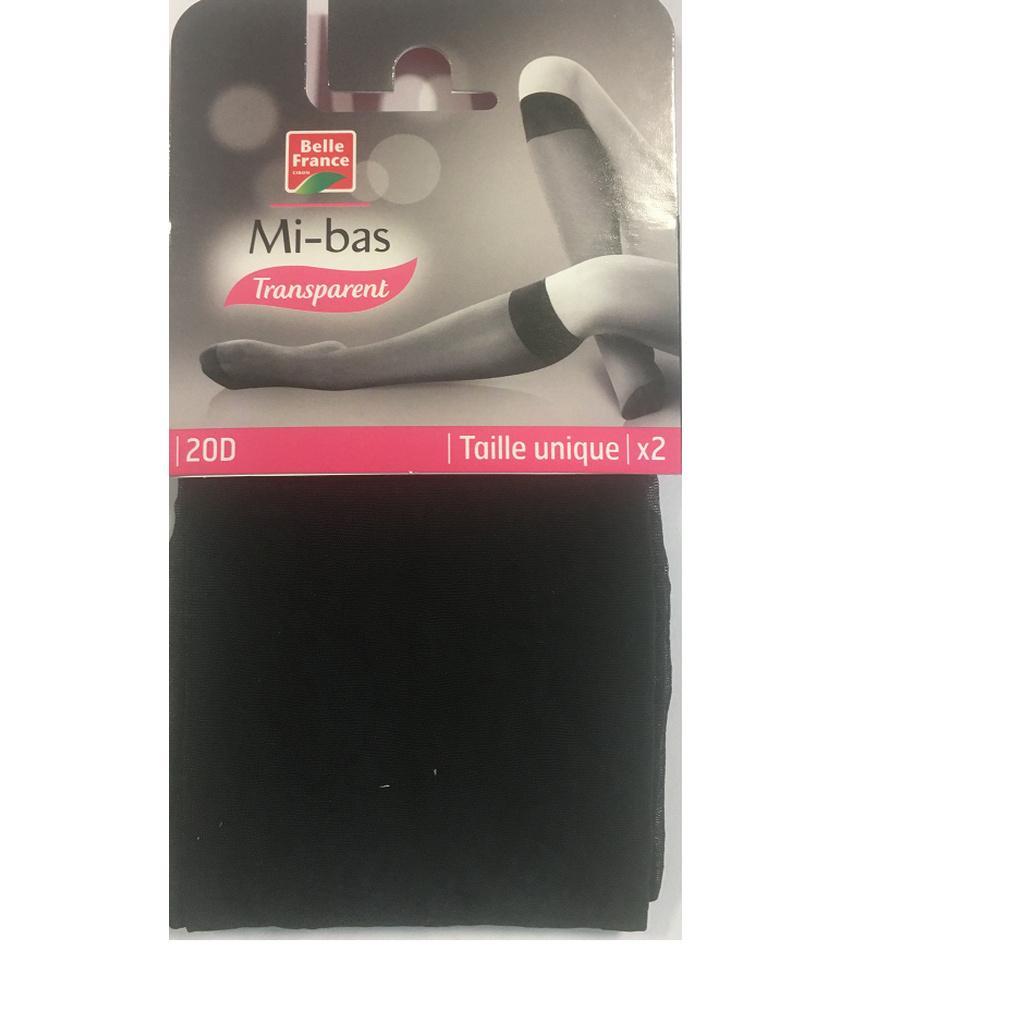 MIBAS TRANSPARENT 20 DEN - NATUREL - TAILLE UNIQUE