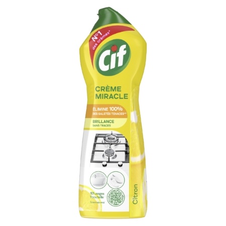 750ML CREME CITRON MIRACLE CIF