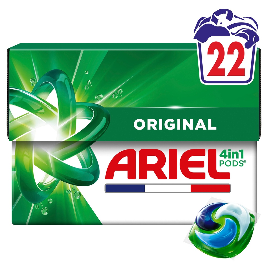 X22PODS LESSIVE ORIGINAL ARIEL
