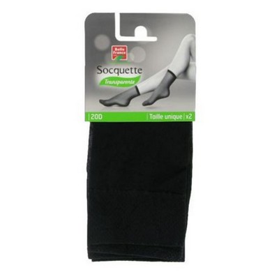 20D NATURAL SHEER ANKLE SOCKS ONE SIZE