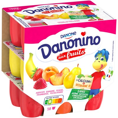Danonino Fruit Petits Suisses 18x50g