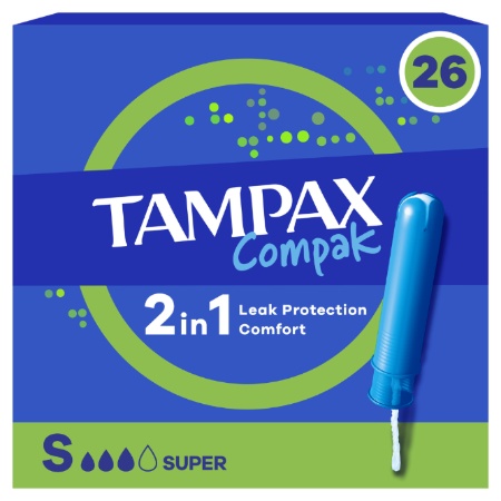 X26 TAMPAX COMPAK SUPER