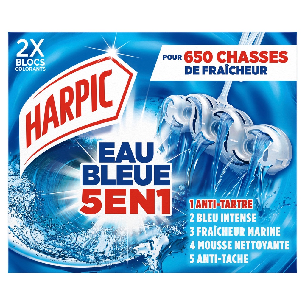 X2 EAU BLEUE HARPIC