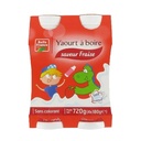 Strawberry Drinking Yogurt Belle France Bottle 4 x 180g