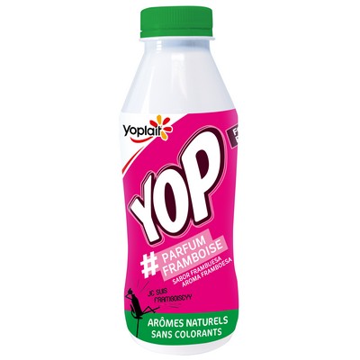 YAB YOP Raspberry Flavoured Drinking Yogurt 500g
