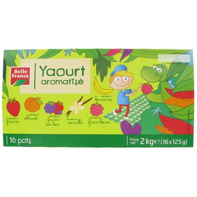 YAOURT AROMATISE BF 16 X 125 G 