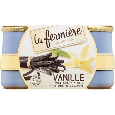 Yaourt Authentique à la vanille 2x140G