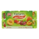 YAOURT AUX FRUITS BF POT 8 X 125 G